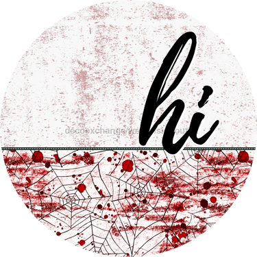 Crime Scene Door Hanger Dco-01624-Dh 18’ Round Wood